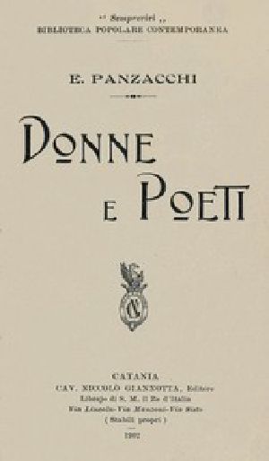 [Gutenberg 45595] • Donne e poeti